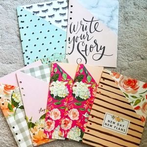 Brand New A5 folders for 3 ring planners